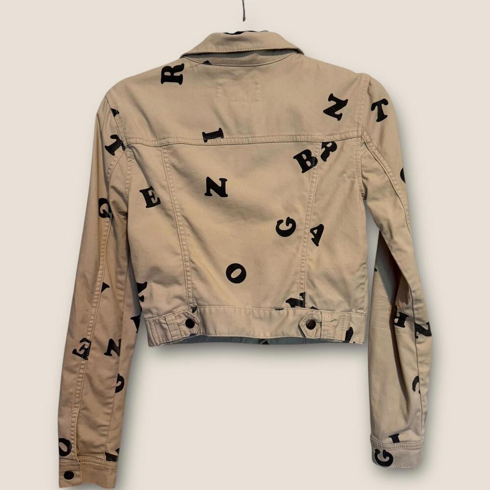 Bcbgeneration Beige Cropp Jacket Town Women's Xs … - image 6